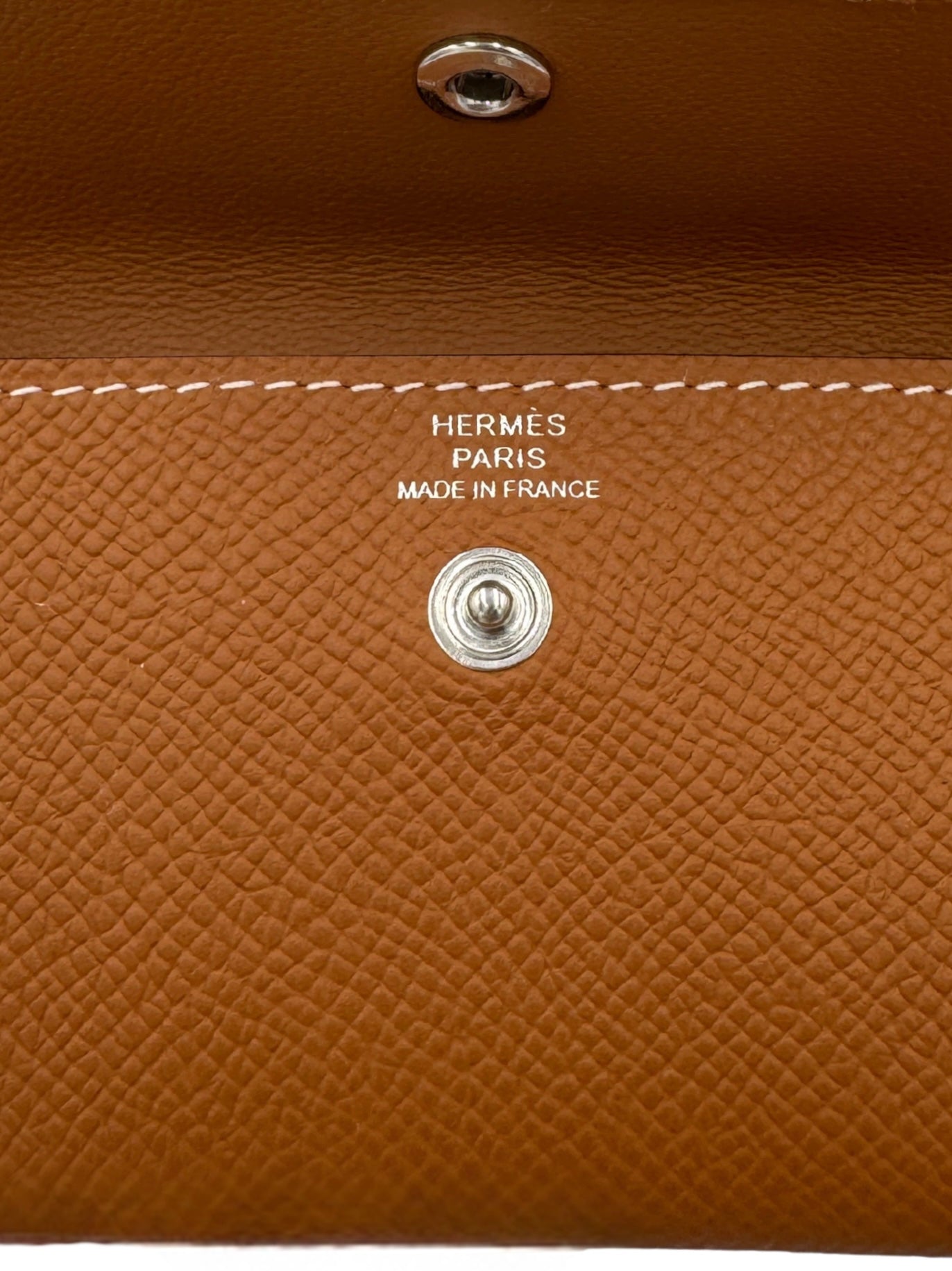 Adjustable Kelly Pocket Belt 18 with Removable Pouch in Gold Epsom Leather with Palladium Hardware