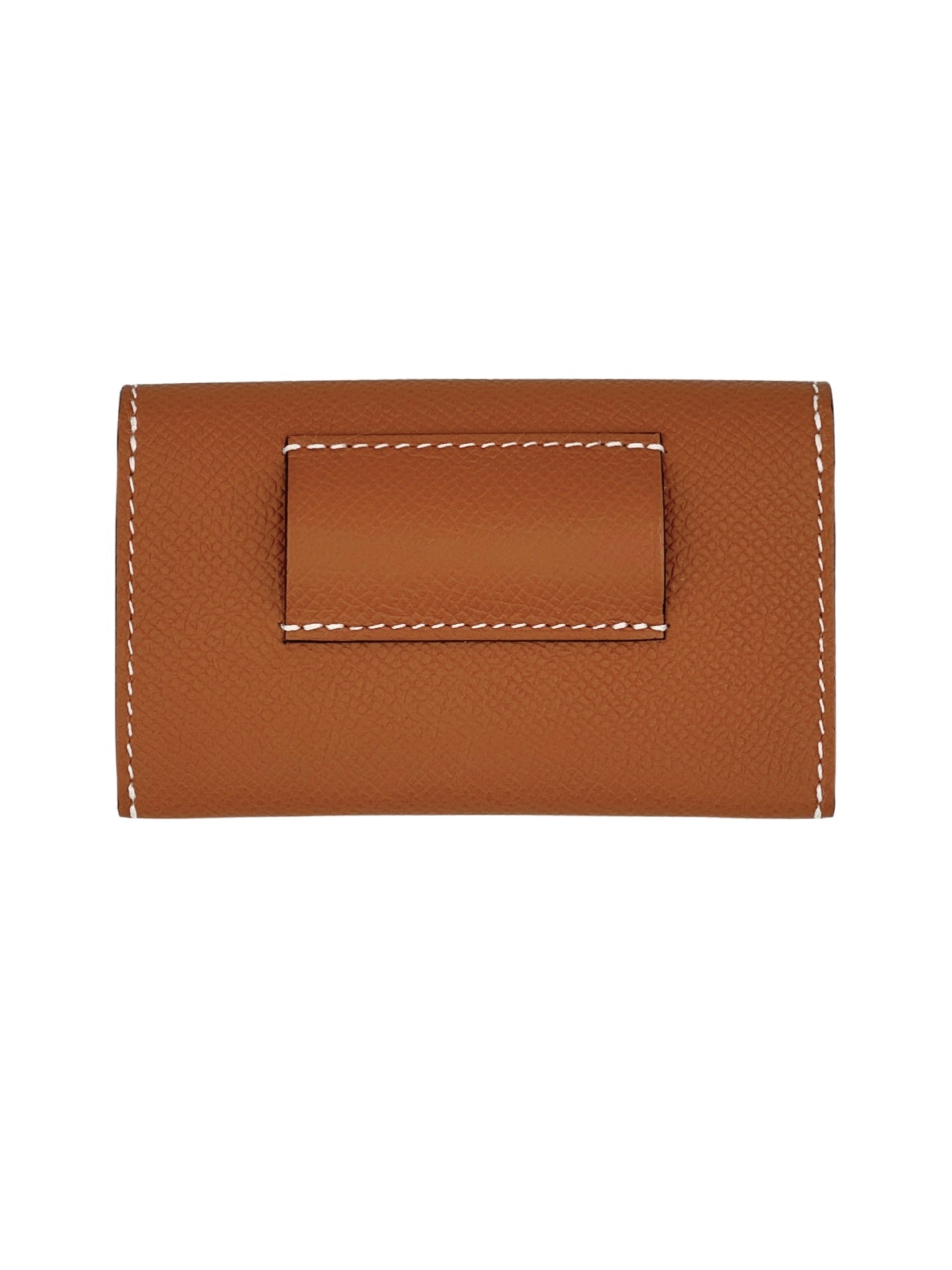 Adjustable Kelly Pocket Belt 18 with Removable Pouch in Gold Epsom Leather with Palladium Hardware