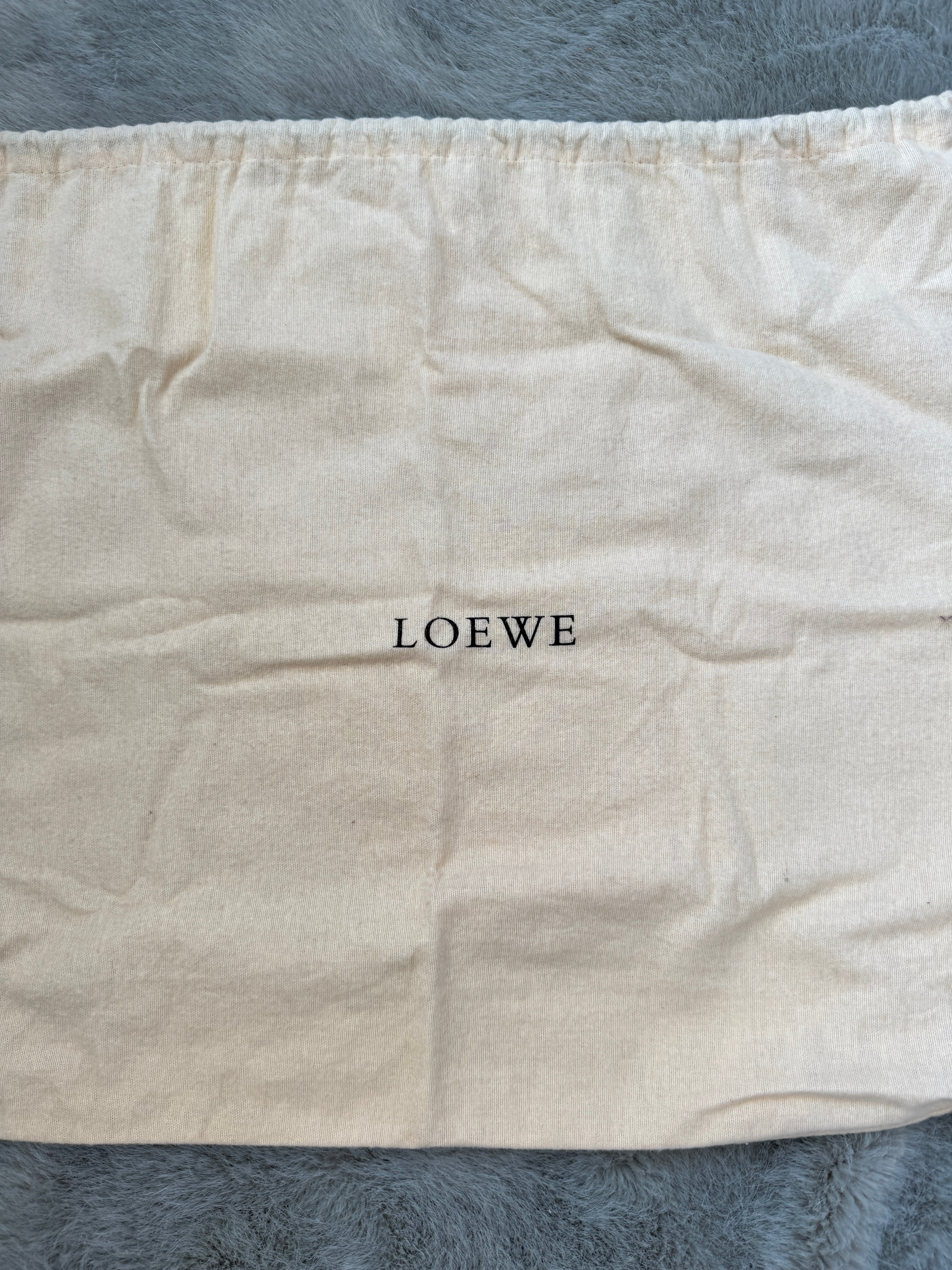Logo East-West Shopping Tote Bag in White Leather